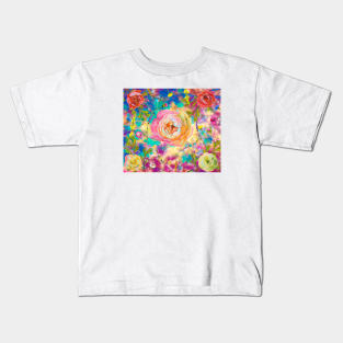 Flowers Everywhere Kids T-Shirt